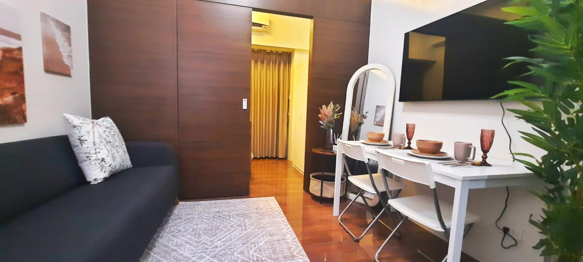 Stylish&Comfort Unit With Balcony In Air Makati マカティ エクステリア 写真